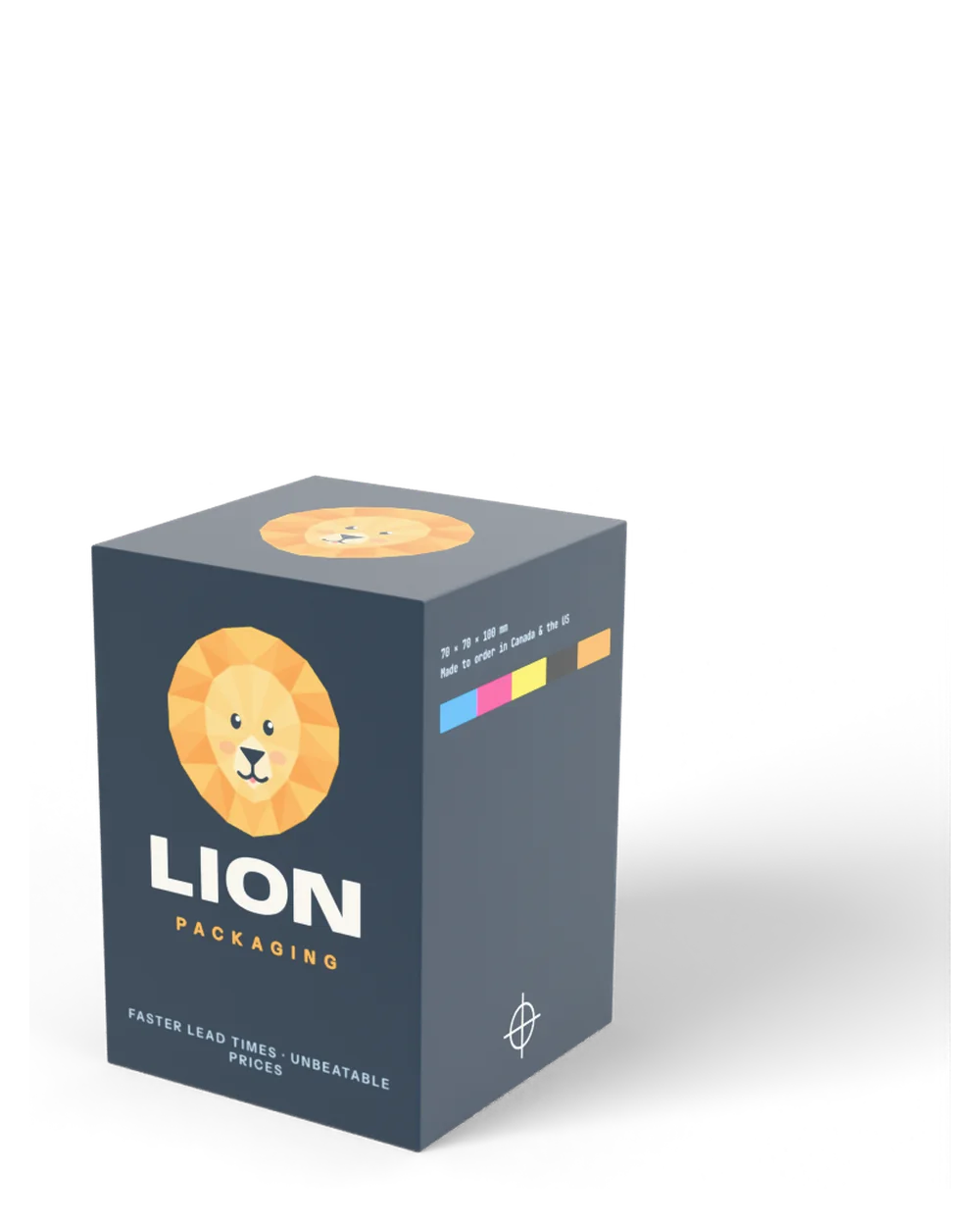 Custom printed folding carton by Lion Packaging